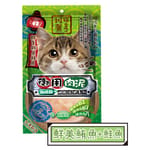 貓主子 貓主子 御用保健泥條 離胺酸 純鮪魚+鮭魚 16x4條   正面圖