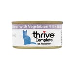 Thrive Thrive 貓罐頭 脆樂芙 牛肉+蔬菜 75g 75g  正面圖