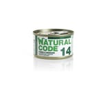 Natural Natural Code 貓罐頭 吞拿⿂ & 蔬果 Tuna & Vegetables 85g 85g  正面圖