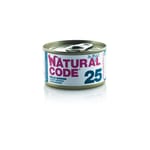 Natural Natural Code 貓罐頭 啫喱系列 雞⾁ & 沙丁⿂ Chicken & Shardines in Jelly 85g 85g  正面圖