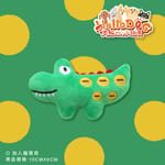 HelloDOG HelloDOG 玩具嚴選 貓薄荷解壓玩具 綠鱷魚 1件   正面圖