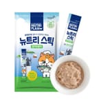 Nutriplan Nutriplan 貓肉泥 營養企劃 韓國肉泥餐包 黃尾鰤及吞拿魚 14g 5本  - 限時優惠 14g  正面圖