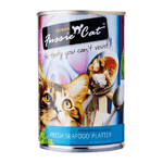 Fussie Fussie Cat 貓罐頭 海鮮拼盤 400g 400g  正面圖