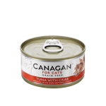 CANAGAN原之選 CANAGAN原之選 貓罐頭 無穀物貓罐頭 吞拿魚及蟹 75g 75g  正面圖