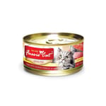 Fussie Fussie Cat 貓罐頭 紅鑽 吞拿魚+三文魚 80g 80g  正面圖