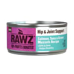 RAWZ RAWZ 貓罐頭 Soultion Based系列 關節保健配方 三文魚、吞拿魚、綠唇貽貝 155g 155g  正面圖
