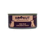 KOOKUT KOOKUT 貓狗罐頭 100% 天然 放養雞及鴨 150g 150g  正面圖