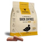 VITAL VITAL ESSENTIALS 狗糧 凍乾脫水生肉糧 迷你肉餅 鴨肉 14oz 14oz  正面圖