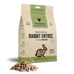 VITAL VITAL ESSENTIALS 狗糧 凍乾脫水生肉糧 迷你肉餅 兔肉 14oz 14oz  正面圖