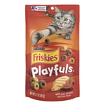 Friskies喜躍 Friskies喜躍 Playfuls 貓零食 貓脆餅 雞肉+雞肝 2.1oz 1oz  正面圖