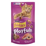 Friskies喜躍 Friskies喜躍 Playfuls 貓零食 貓脆餅 三文魚+蝦 2.1oz 1oz  正面圖