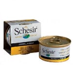 Schesir Schesir 啫喱貓罐頭 吞拿魚及蟹肉飯 85g 85g  正面圖