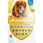 Bayer Elanco 德國拜耳 Bayer (Elanco) 犬用 Advocate 心疥爽滴劑 4kg-10kg 1盒3支 (BAOD100)