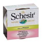 Schesir Schesir 湯煮貓罐頭 雞肉 70g 70g  正面圖