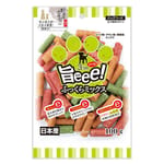 日本Q-Pet 日本Q-Pet 狗小食 旨味 雜菜+肉切條 100g 100g  正面圖