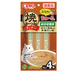 CIAO CIAO 貓零食 燒鰹魚晚餐超奴 帶子 日式高湯味 14g×4 14g  正面圖