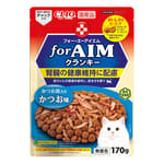 CIAO CIAO 貓糧 AIM夾心乾糧 木魚片+鰹魚味 170g 170g  正面圖