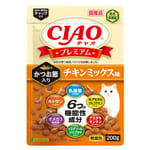 CIAO CIAO 貓糧 頂級乾糧 木魚+雞肉味 200g 200g  正面圖