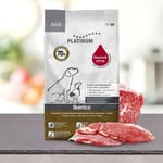 PLATINUM PLATINUM 狗糧 無穀物成犬配方 西班牙黑毛豬 15kg 或 15kg  正面圖