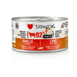 Disugual Disugual 意極鮮 狗罐頭 狗主食罐 92%鮮肉 無穀物羊肉及梨 150g | 意大利製造 150g 正面圖
