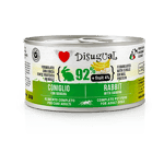 Disugual Disugual 意極鮮 狗罐頭 狗主食罐 92%鮮肉 無穀物兔肉及香蕉 150g | 意大利製造 150g 正面圖