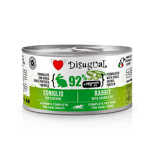Disugual Disugual 意極鮮 狗罐頭 狗主食罐 92%鮮肉 無穀物兔肉及翠玉瓜 150g | 意大利製造 150g 正面圖