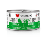 Disugual Disugual 意極鮮 狗罐頭 狗主食罐 96%極品鮮肉 單一蛋白配方 兔肉 150g (DSGV107 | 意大利製造 150g 正面圖