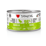 Disugual Disugual 意極鮮 狗罐頭 狗主食罐 96%極品鮮肉 單一蛋白配方 鵪鶉 150g | 意大利製造 150g 正面圖