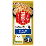 CIAO CIAO 貓零食 新產品 60g×3 60g  正面圖