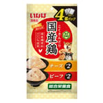 CIAO CIAO 狗肉泥 日本INABA 新產品 70g×4袋 70g 正面圖
