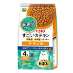 CIAO CIAO 貓糧 去牙石齒健康配方 雞肉味 160g×4袋 160g  正面圖