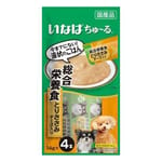 CIAO CIAO 狗肉泥 綜合營養 雞肉及芝士肉醬 14g×4本 14g  正面圖