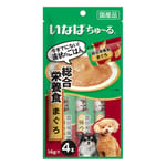 CIAO CIAO 狗肉泥 綜合營養 吞拿魚肉醬 14g×4本 14g  正面圖