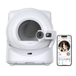 PETKIT PETKIT PUROBOT ULTRA AI智能全⾃動貓砂盆 貓廁所 白色   正面圖
