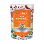 Instinct Instinct 狗糧 凍乾生肉主食糧 長壽系列 成犬 牛肉 16oz 16oz  正面圖