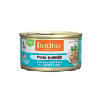 Instinct Instinct 貓罐頭 無穀物肉汁 吞拿魚片貓用主食罐頭 3oz 3oz 貓用 正面圖