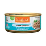 Instinct Instinct 貓罐頭 無穀物肉汁 吞拿魚片貓用主食罐頭 5.5oz 5oz 貓用 正面圖