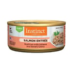 Instinct Instinct 貓罐頭 無穀物肉汁 三文魚片貓用主食罐頭 5.5oz 5oz 貓用 正面圖