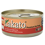 Kakato Kakato 罐頭 貓狗罐頭 三文魚及魚湯 70g 70g  正面圖