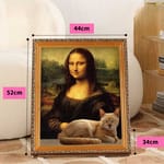 【 植物貓砂 Exchange item】貓抓板之名畫系列 貓玩具 蒙娜麗莎 1個