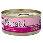 Kakato Kakato 罐頭 貓狗罐頭 吞拿魚及蝦 170g 170g  正面圖
