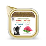 Almo Almo Nature HFC Complete 主食狗罐頭 愛爾蘭安格斯牛肉+青豆 85g 85g  正面圖