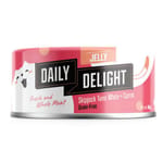 Daily Daily Delight Jelly啫喱系列 貓罐頭 白鰹吞拿魚+胡蘿蔔 80g 80g  正面圖