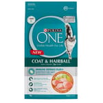 Purina Purina ONE 成貓糧 毛球控制配方 1.4kg 4kg  正面圖