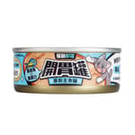 怪獸部落 怪獸部落 貓罐頭 開胃慕斯主食罐 虱目魚鬼頭刀 82g 82g  正面圖