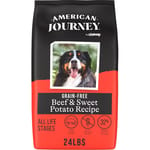 American American Journey 狗糧 全犬糧 無穀物牛肉+甜薯配方 24lbs 24lb  正面圖