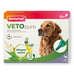 Beaphar Beaphar VETO pure 成犬用 回歸自然滴劑 一盒6支  犬用 正面圖