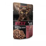 Leonardo Leonardo 貓濕糧 手撕肉餐包系列 牛肉+牛肉絲 70g 70g  正面圖