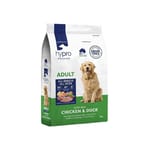 Hypro Hypro Premium 狗糧 成犬糧 雞 + 鴨味 9kg 9kg  正面圖