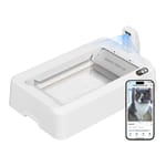 PETKIT PETKIT PUROBOT CRYSTAL DUO AI智能鏡頭全自動雙翼貓廁所 白色   正面圖